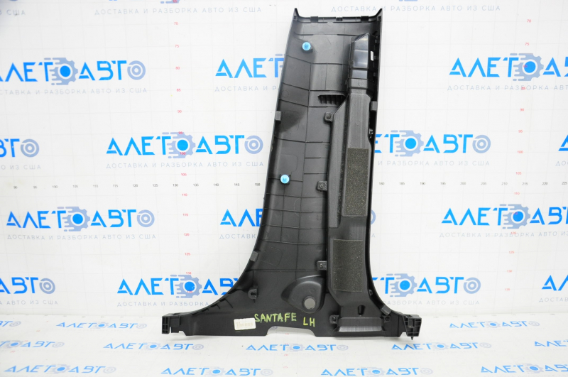 Center pillar trim lower left Hyundai Santa FE Sport 13-18 black, scratch