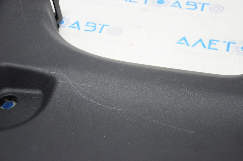 Center pillar trim lower left Hyundai Santa FE Sport 13-18 black, scratch