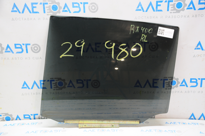 Rear left door glass Lexus RX300 RX330 RX350 RX400h 04-08