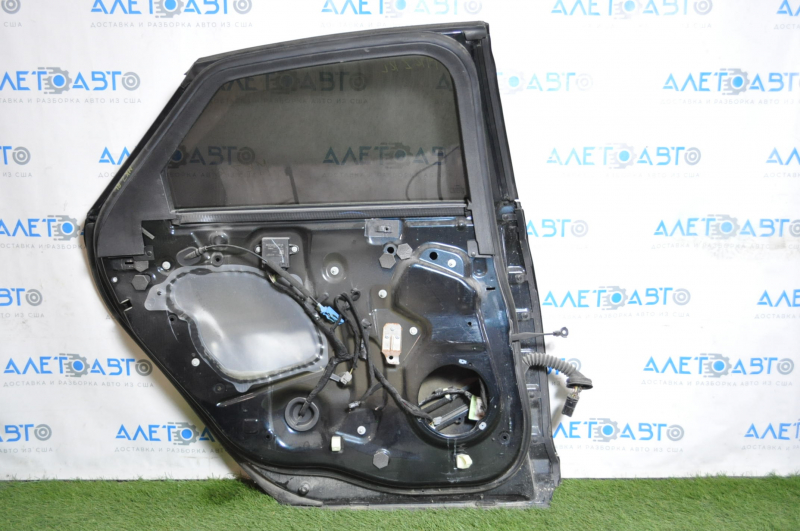 Door assembly rear left Lincoln MKZ 13-20 dark blue, butts
