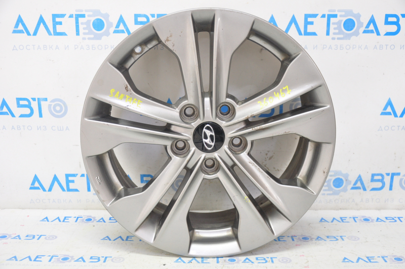 Wheel disk R17 Hyundai Santa FE Sport 13-16 pre-restoration, chip