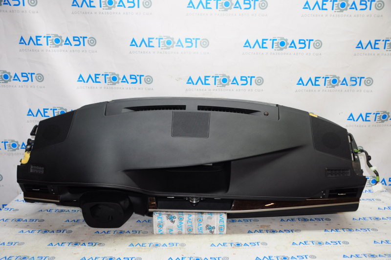 Torpedo front panel with AIRBAG Lexus ES300h ES350 13-18 black with glove compartment, rusty pyropatron