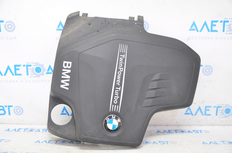 BMW F30 12-16 2.0T N20 engine cover without receiver, broken mount