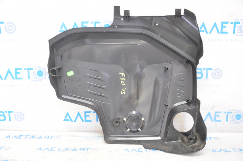 BMW F30 12-16 2.0T N20 engine cover without receiver, broken mount