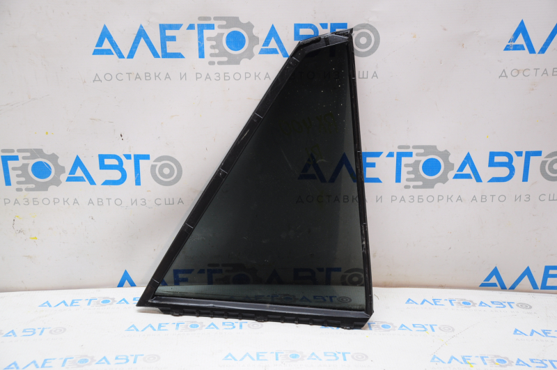 Triangle door glass with seal, rear left, Lexus RX300 RX330 RX350 RX400h 04-08, tinted