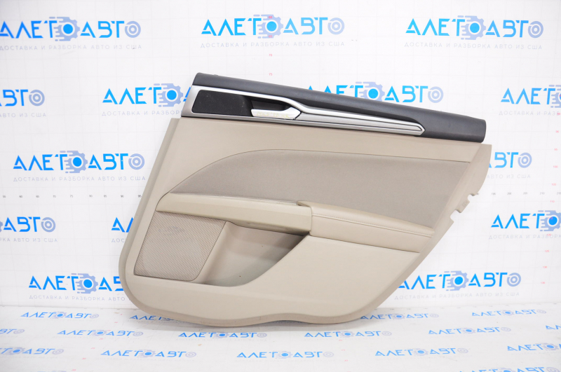 Door trim card rear right Ford Fusion mk5 17-20 cloth, beige