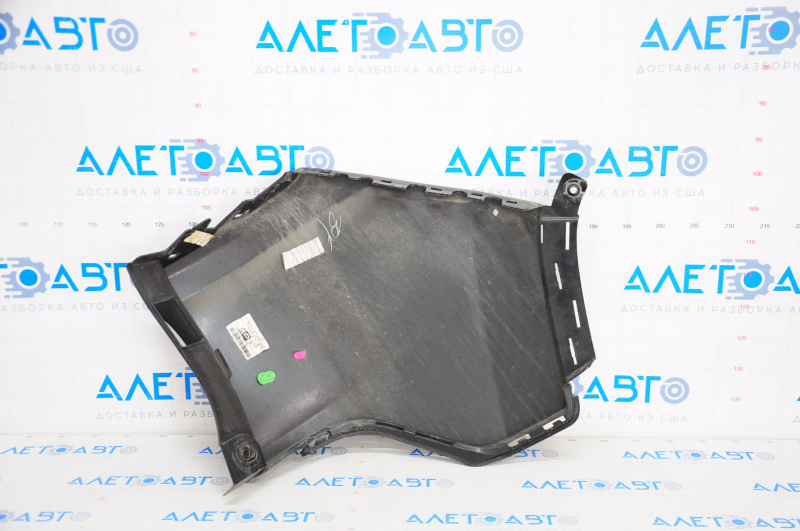 Bumper rear bare left fang Jeep Cherokee KL 14-18 black PXR