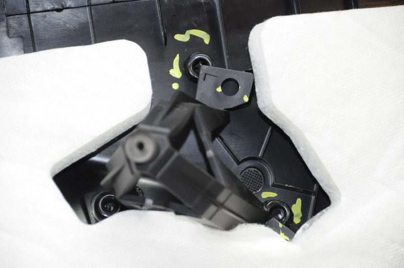 Rear seat trim left Mini Cooper F56 3d 14-24 black, harman kardon, broken crepe, scratches