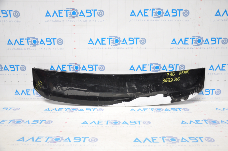 Toyota Prius 30 10-15 trunk door spoiler broken fasteners, cracks