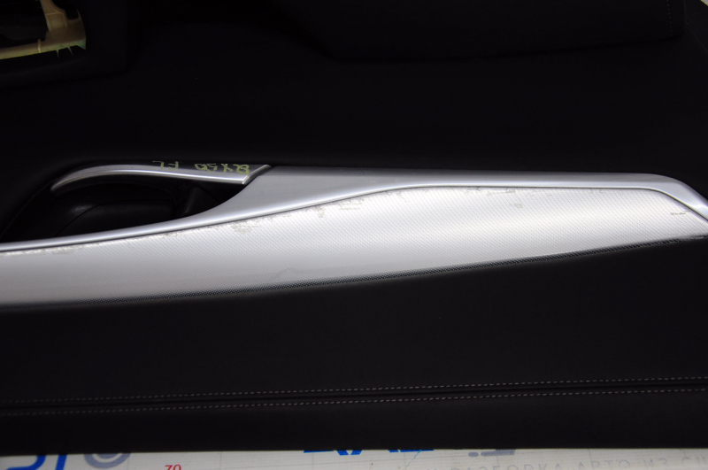 Door trim card front left Infiniti QX50 19-20 BOSE, for seat memory, black, chrome used, for dry cleaning
