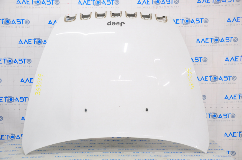 Naked hood Jeep Cherokee KL 14-15 pre-rest, white PW7