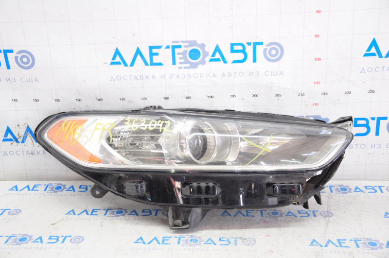 Headlight front right bare Ford Fusion mk5 13-16 broken housing, no plugs