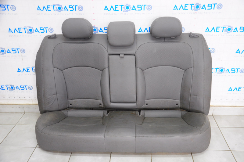 Rear row of seats 2nd row Hyundai Sonata 11-14 leather gray, dry cleanable