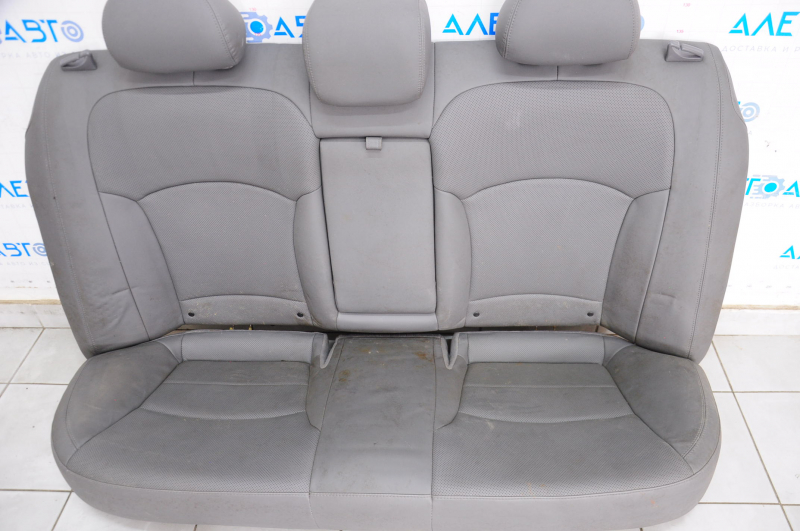 Rear row of seats 2nd row Hyundai Sonata 11-14 leather gray, dry cleanable