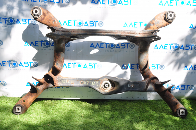 Rear subframe Audi Q5 8R 09-17 AWD, rotten, cracked S/B gearbox