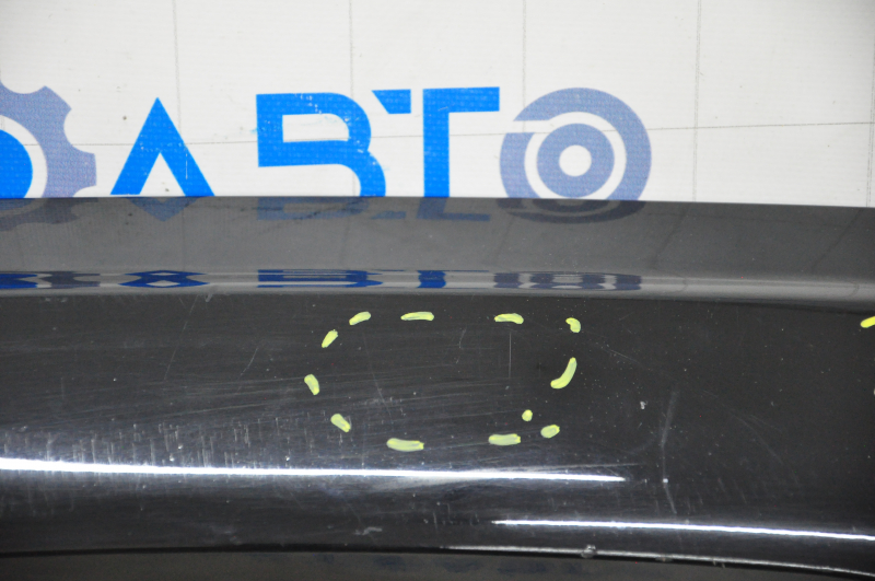 Rear bumper trim lower Ford Escape MK3 17-19 rest, 2 pipes, pressed, scratches