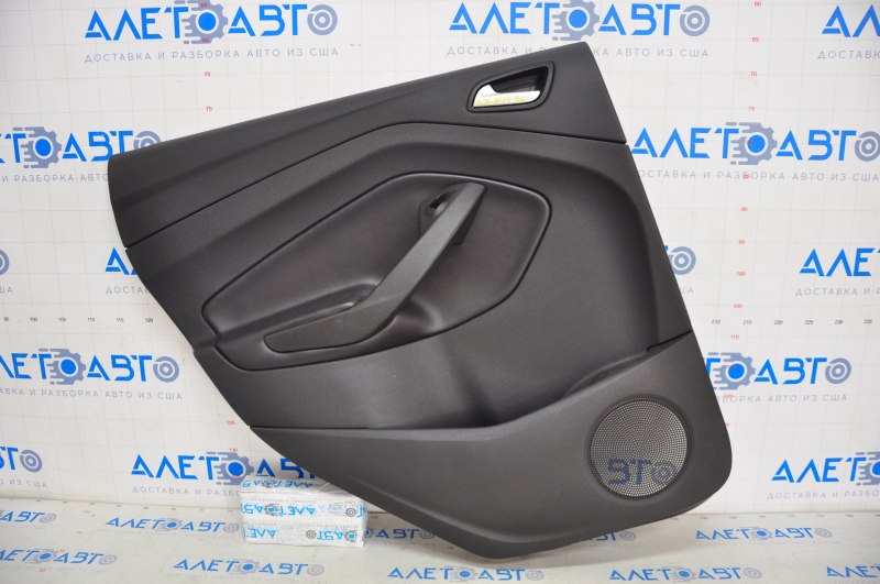 Door trim card rear left Ford Escape MK3 17-19 rest, black, gray handle