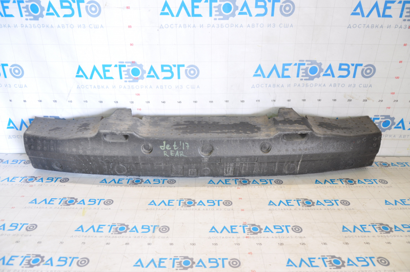 Rear bumper absorber VW Jetta 15-18 USA cracks, broken fasteners