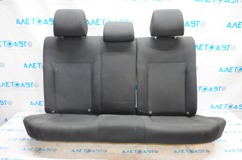 Rear row of seats 2nd row VW Jetta 11-18 USA black cloth with black insert, dry cleanable