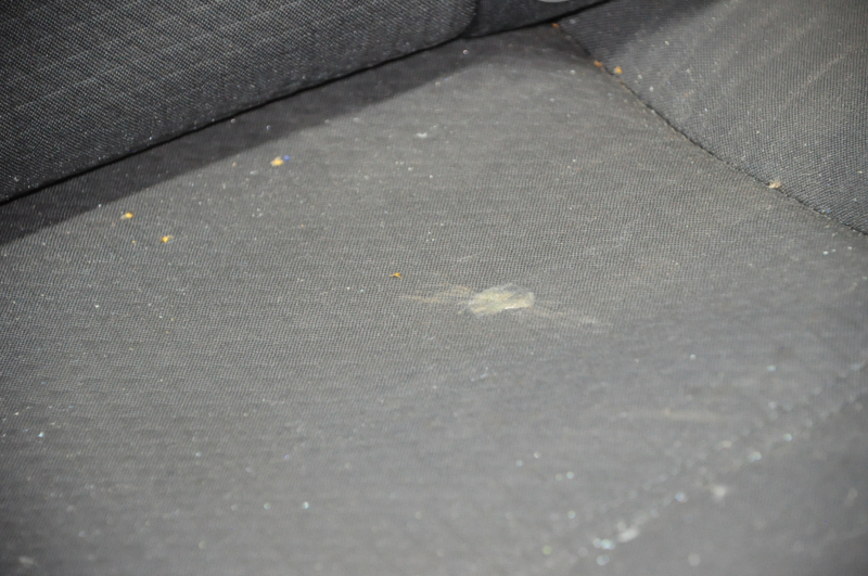 Rear row of seats 2nd row VW Jetta 11-18 USA black cloth with black insert, dry cleanable