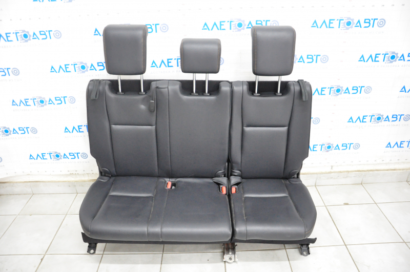 Rear row of seats 3 row Toyota Highlander 14-18 leather black