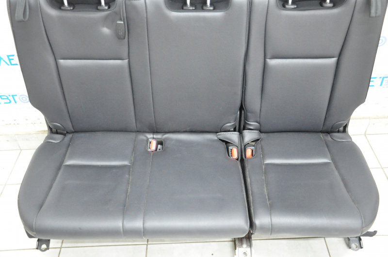 Rear row of seats 3 row Toyota Highlander 14-18 leather black