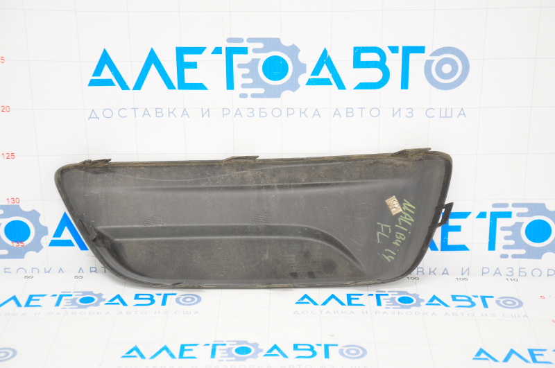 Bumper grille left Chevrolet Malibu 13-15 without fog lights