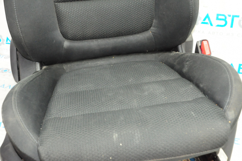 Passenger seat Mazda CX-5 13-15 without airbag, mechanical, cloth black, for dry cleaning