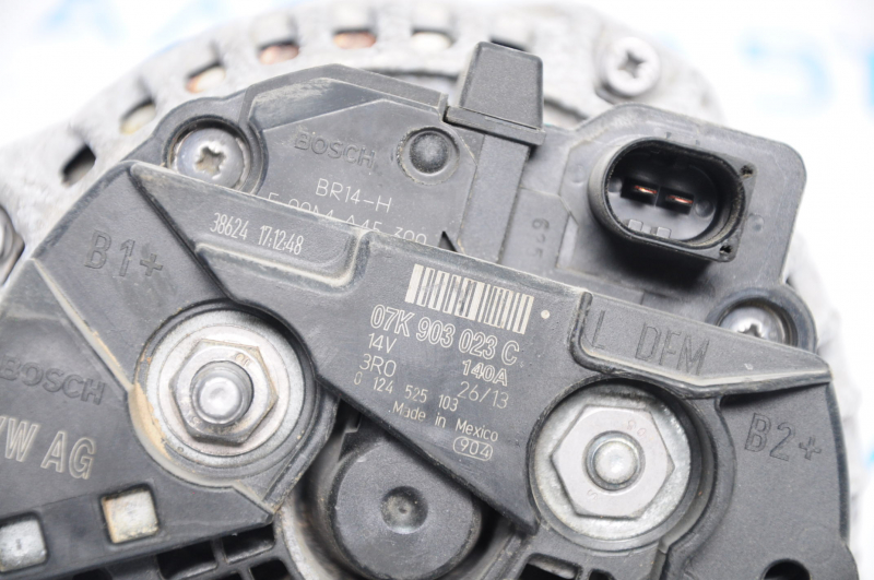 Generator VW Passat b7 12-14 USA 2.5 water damage