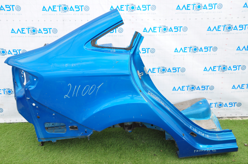 Quarter wing rear right Ford Fiesta 11-19 4d blue