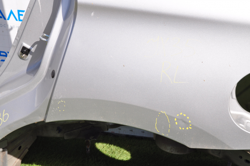 Quarter wing rear left Infiniti JX35 QX60 13-20 pre-rest, silver, small bumps