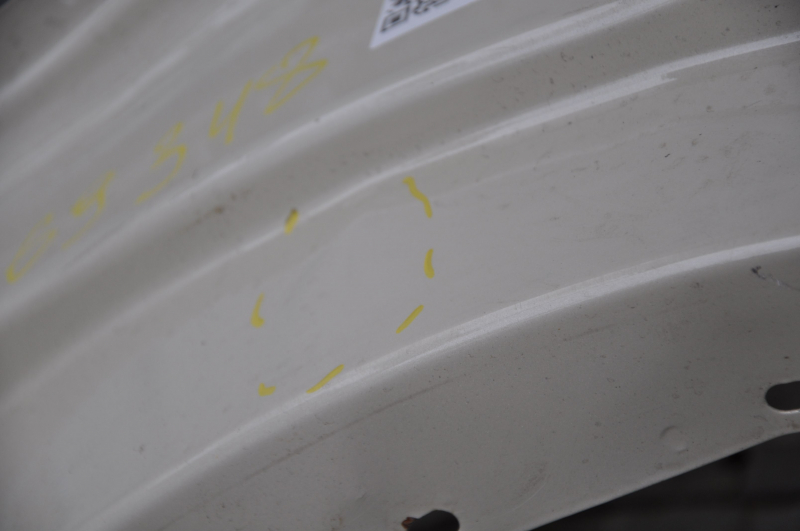 Lincoln MKX 16-18 left rear fender dent beige