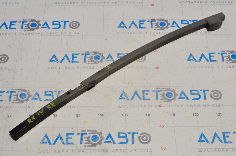 Glass guide door rear right Lexus RX350 RX450h 16-22 dent, bent