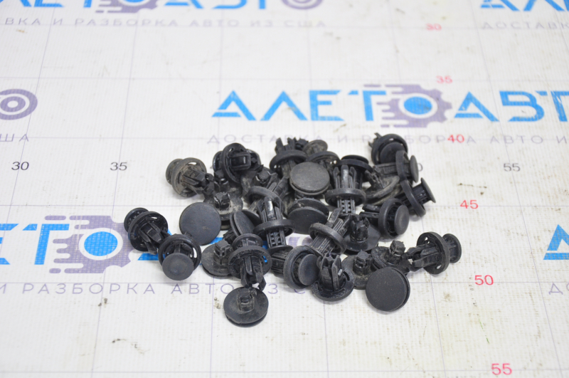 Clips for front bumper and fenders Honda HR-V 16-22 incomplete, 36 pcs