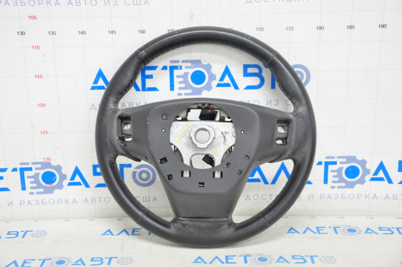Bare steering wheel Cadillac CTS 14 - heated, leather black, without buttons and paddles, without heating, scratches