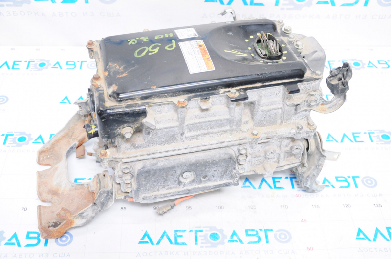 Inverter Toyota Prius 50 16-18 broken chips, fastening, dented top cover, broken pallet, for spare parts