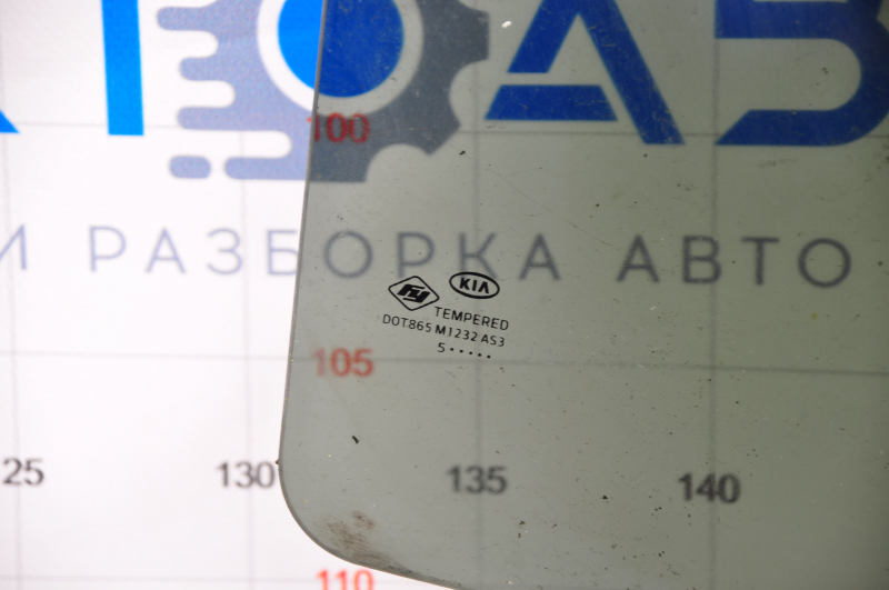 Glass of the rear right door Kia Sorento 16-20 factory tinted