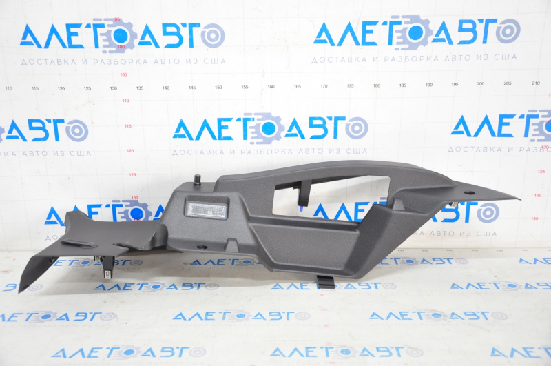 Rear pillar trim right Ford Focus mk3 11-18 5d black, broken fastener, worn