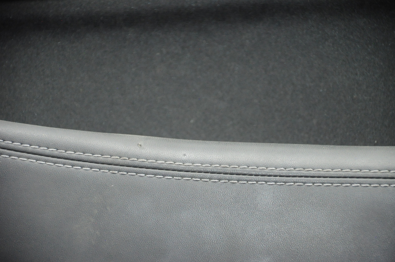 Door trim card front right Subaru Legacy 15-18 black with black insert cloth, armrest leather, gray molding structure, tear