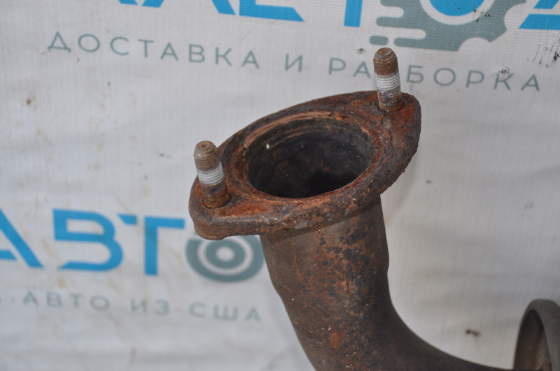 Muffler rear part with barrel Toyota Camry v40 2.4, 2.5, hybrid, rusty