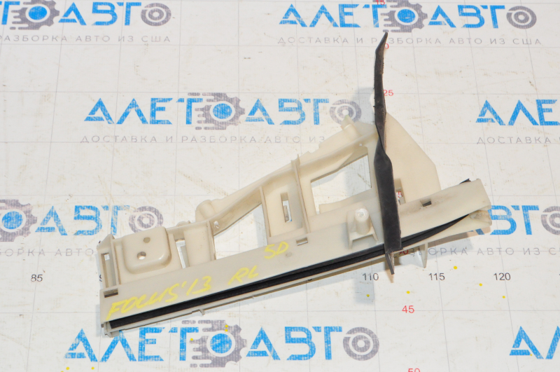 Rear left door glass guide Ford Focus mk3 11-18 5d without lock and door handle mechanism