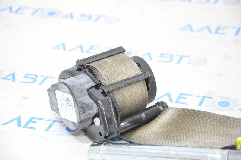 Driver's seat belt Ford Escape MK3 13-17 gray, chemically treated