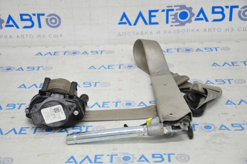 Driver's seat belt Ford Escape MK3 13-17 gray, chemically treated