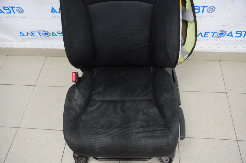 Driver's seat Honda Accord 13-15 without airbag, mechanical, black velour, shot, for dry cleaning