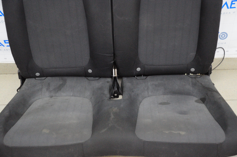 Rear row of seats 2nd row VW Beetle 12-19 cloth black with gray insert, dry cleanable