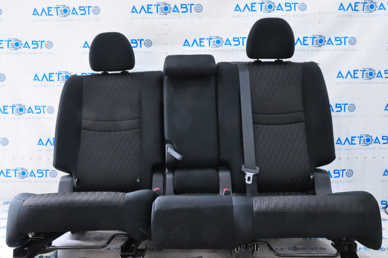 Rear row of seats 2nd row Nissan Rogue 14-16 cloth black, dry cleanable