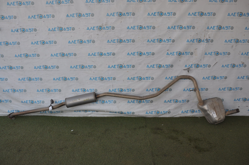 Rear muffler with barrel for Honda Civic X FC 2.0 16-19