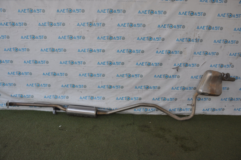 Rear muffler with barrel for Honda Civic X FC 2.0 16-19