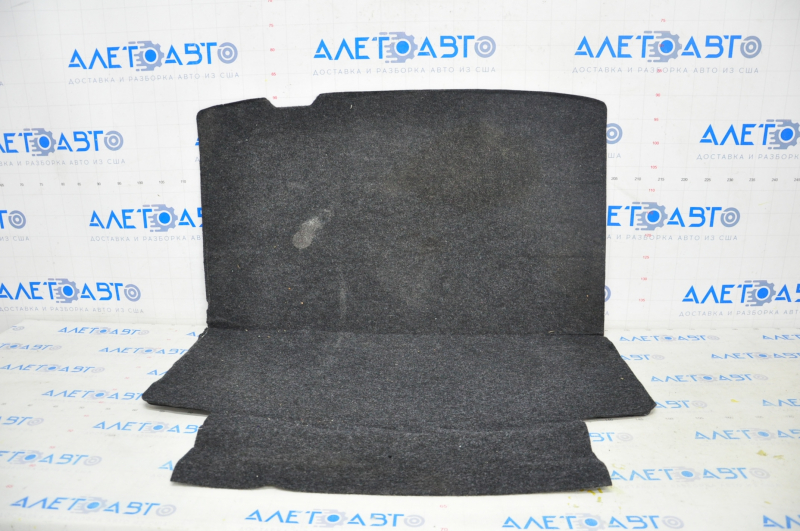 Trunk floor Honda Civic X FC 16-20 4d cloth, black, tear, needs cleaning