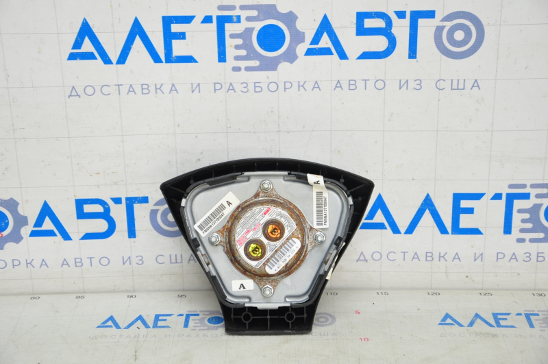 Airbag in steering wheel driver Infiniti JX35 QX60 13-13 black, pressed, rusty pyropatron